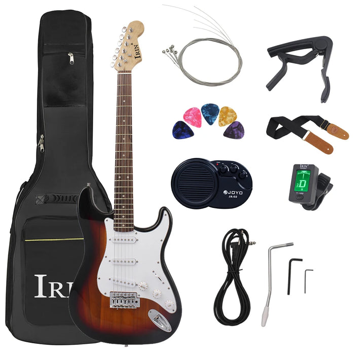 ST Electric Guitar 39 Inch 6 String 21 Frets Basswood Body Electric Guitar Guitarra With Speaker Guitar Parts & Accessories