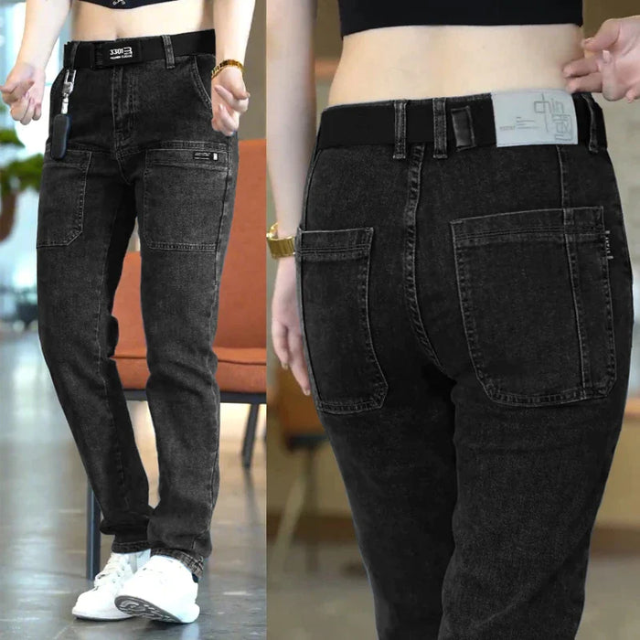 2023 New Men's Slim Jeans Stretch Skinny Multi Pocket Fashion Designer Denim Trousers Male Brand Clothes Pants Streetwear