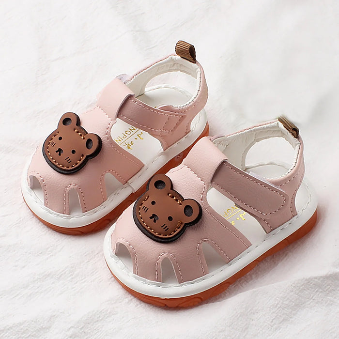New Baby Cartoon Shoes for 0-18 M Toddler Sandals Infant First Walker Summer Soft Sole Slippers Infant Newborn Shoes 2023