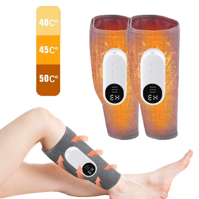 360° Air Pressure Calf Massager Presotherapy Machine 3 Mode Foot Leg Muscle Relaxation Promote Blood Circulation