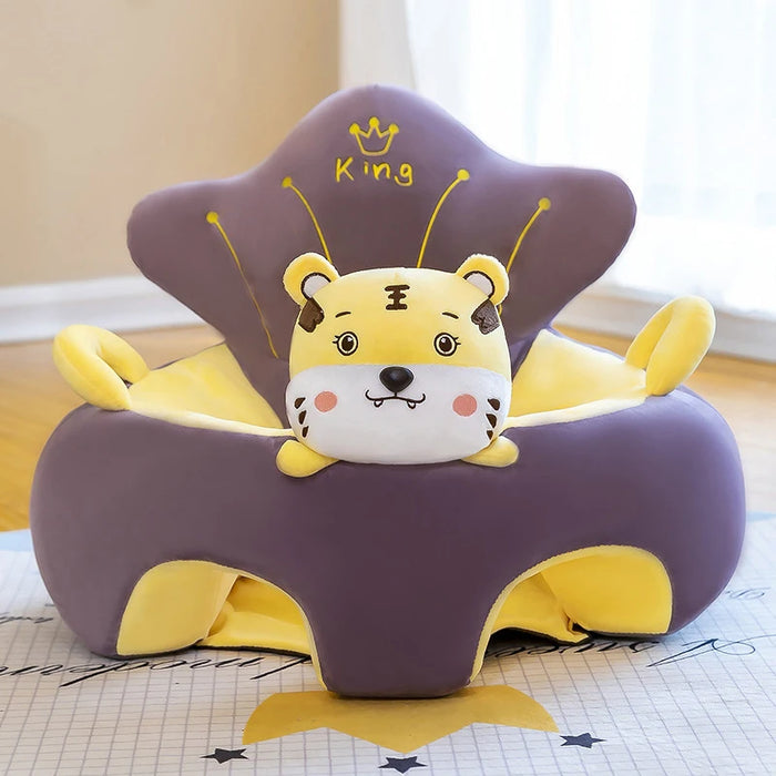 50X50X40cm Baby Sofa Support Seat Cover Plush Chair Learn To Sit Comfortable Cartoon Toddler Nest Puff Wash No Stuffing Cradle