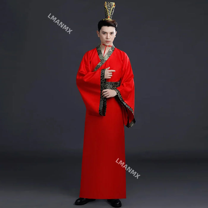 Hanfu National Chinese Dance Costume Men Ancient Cosplay Traditional Chinese Clothing for Women Hanfu Clothes Lady Stage Dress