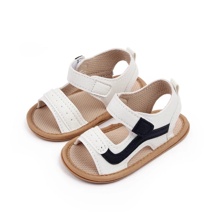 Baby Summer Sandal for Toddler Boys and Girls 0-1 Years Anti-slip Soft PU Casual Walikng Shoes Outdoor Summer Shoes