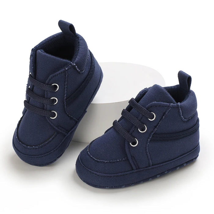 Baby Shoes Boy Newborn Infant Toddler Casual Comfor Cotton Sole Anti-slip PU First Walkers Crawl Crib Shoes