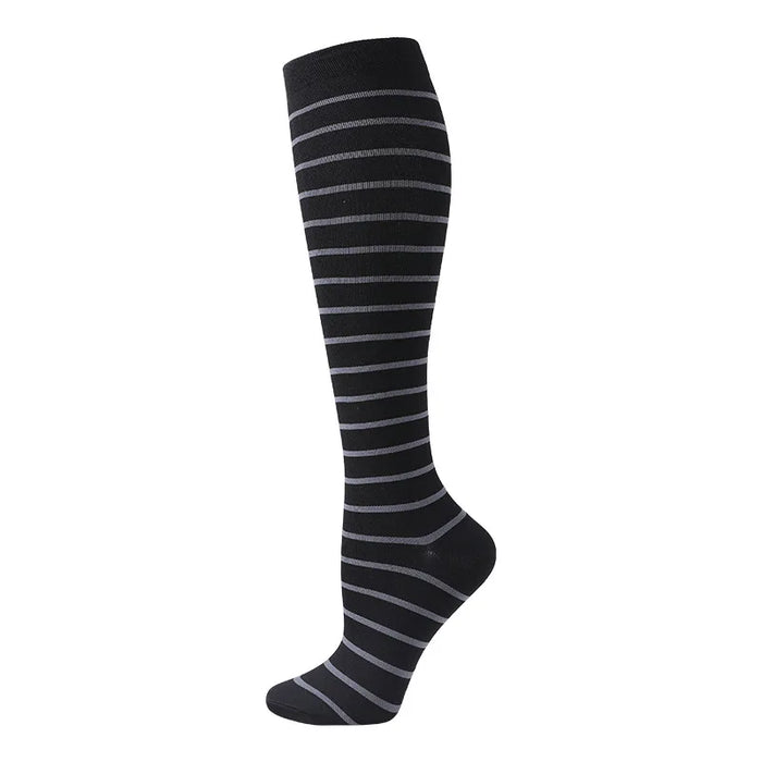 Compression Socks Men's Varicose Veins Diabetes Women's Long Tube Sports Socks Running Riding Medical Nurse Blood Circulation