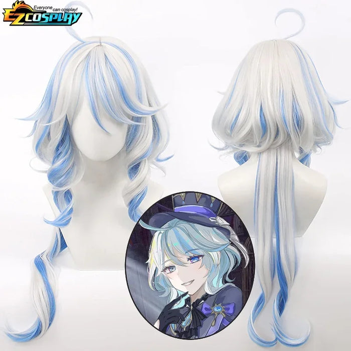 Game Impact Furina Focalors Cosplay Costume Anime Full Set With Hat Fontaine Focalors Halloween Costumes for Women