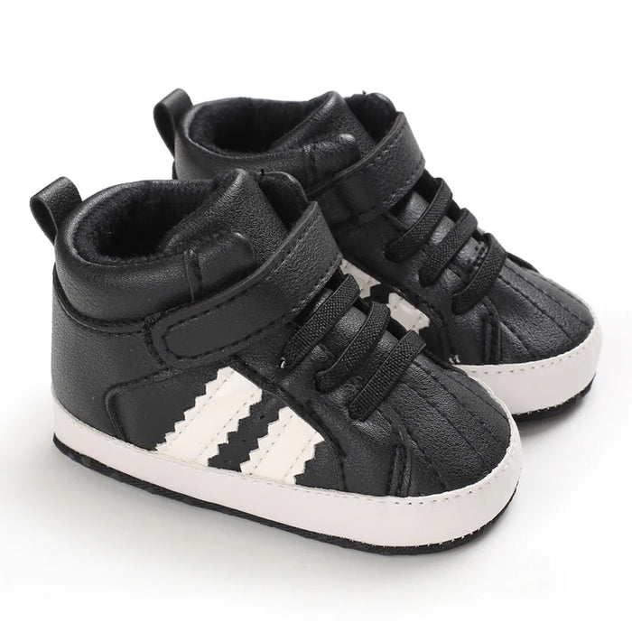 Baby Shoes Boy Newborn Infant Toddler Casual Comfor Cotton Sole Anti-slip PU First Walkers Crawl Crib Shoes