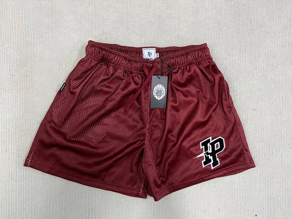 Inaka Power Shorts 2023 GYM Workout Mesh Double Layer Embroidery Logo GYM Shorts