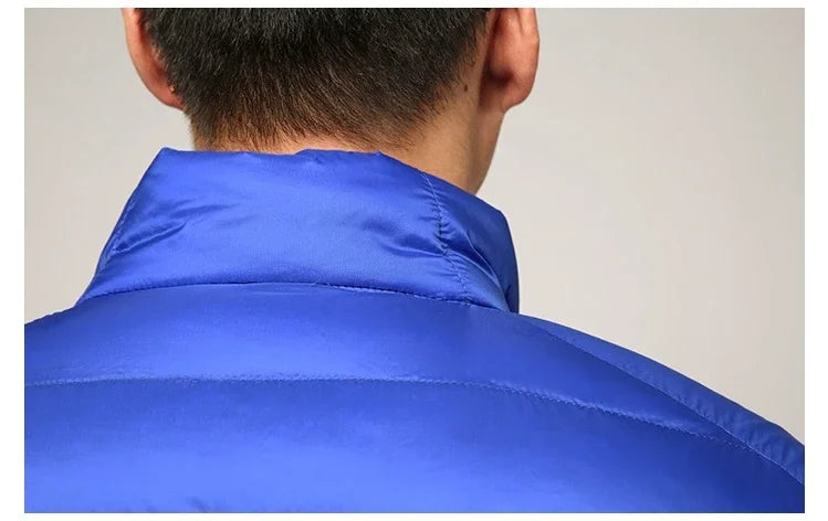 Men's All-Season Ultra Lightweight Packable Down Jacket Water and Wind-Resistant Breathable Coat Big Size Men Hoodies Jackets