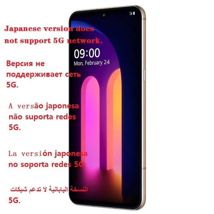 Unlocked  original LG V60 ThinQ 5G V600AM/TM/VM 6.8-inch Qualcomm 865 4G/5G mobile phone 8GB memory 128GB ROM Korean/US version