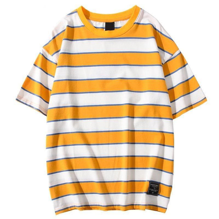 Orange Stripe Vintage Men's Tee