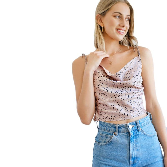Lexie Polka Dot Cami - Pink