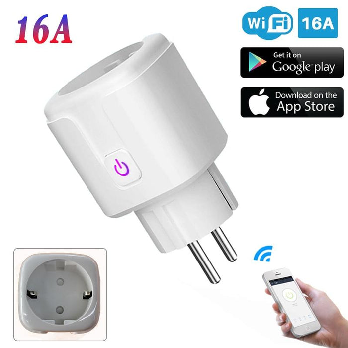WiFi Enabled Smart Plug (Alexa and Google Voice Compatible)