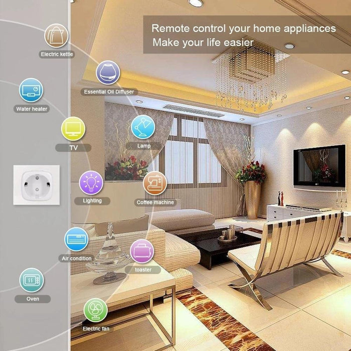 WiFi Enabled Smart Plug (Alexa and Google Voice Compatible)